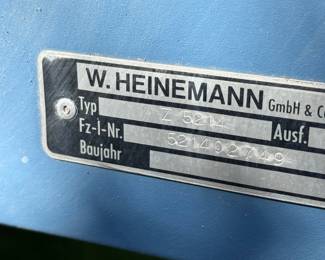 German W. Heinemann Z 5214 Covered Cargo Trailer VW
