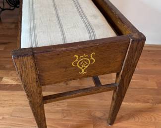 Antique Vanity Chairs Stool 
