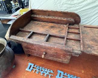 Antique Cobblers Bench Table
