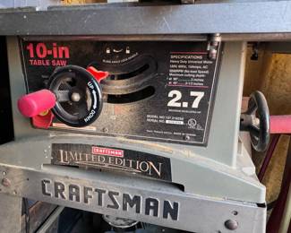 Craftsman Table Saw