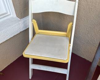 3pc Vintage Lawn Chairs Folding
