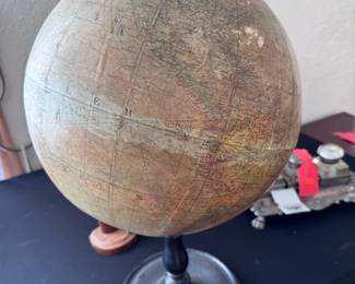 Antique German Globe Peter J Oestergaard Erdglobus
