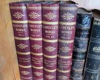 4pc Carlyle's Works Book Se 

