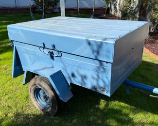 German W. Heinemann Z 5214 Covered Cargo Trailer VW
