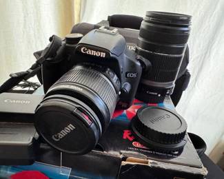 Canon EOS Rebel T1i with 2 Lenses
