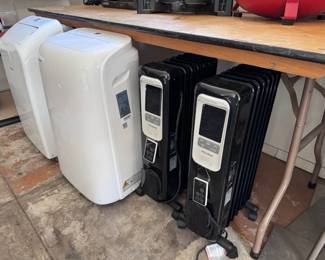 Hisense 7500 BTU Portable Air Conditioner AP1219CRW1W
Toshiba 7000 BTU Portable Air Conditioner RAC-PD1013CWRU
Pelonis Space Heater #1
Pelonis Space Heater #2