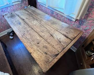 Rustic Wormwood Dining Table
