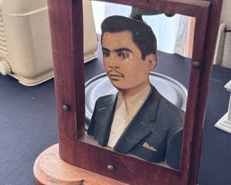 Antique Fotoescultura 1920s Mexican Photo Sculpture Mexico
