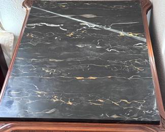 French Antique Carved Walnut Louis XV Nightstand
