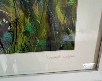 Hare Print Annabel Langrish Framed Art
