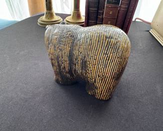 Lisa Larson Pottery Bear Gustavsberg Sweden Skansen Nordic Zoo 1976
