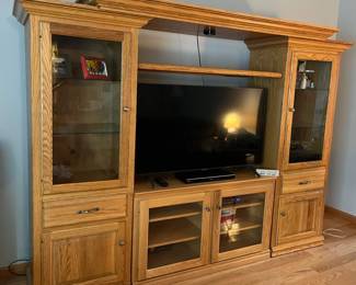 3 piece entertainment center $250