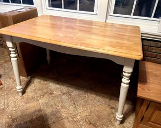 Kitchen table with 4 matching chairs $125