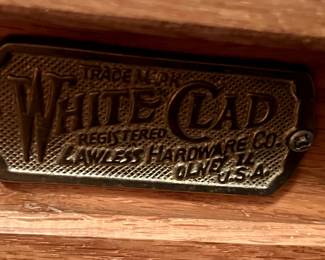 White clad cabinet/chest $100