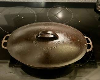 Wagner#3 Cast Iron small oval roaster