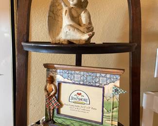 jim shore frame and 2 angels