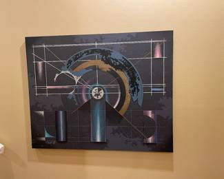 huge modern art wall sized not original but affordable