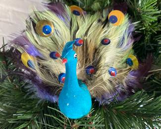 Vintage Peacock Bird 