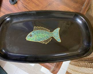 Mid Century Couroc Fish