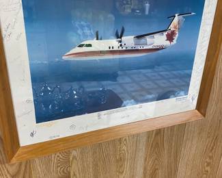 Boeing Signed Print from Manufacturing Company in Canada 