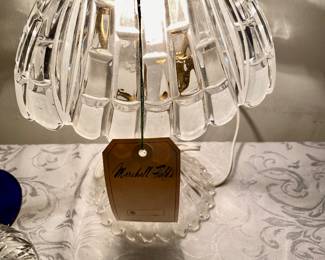 Vintage Crystal Accent Lamp, Marshall Fields
