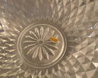 Vintage Crystal Centerpiece, Made in Yugoslavia 