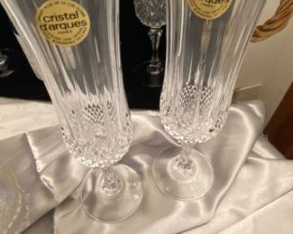 Cristal D' Arques Champagne Flutes, Made in France