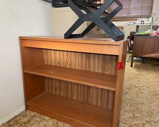 Low shelves oak furniture