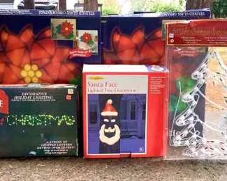 BIHY220 Christmas Lighted Decorations	50 Light Christmas Illumination for mantle or window display tree. Was tested and works.
