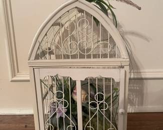 Sweet white bird cage