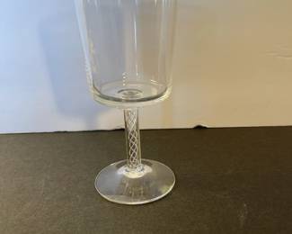Vintage air twist wine glasses 