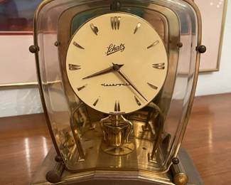 Art Deco Schatz & Sohne electronic kaminuhr vintage table clock