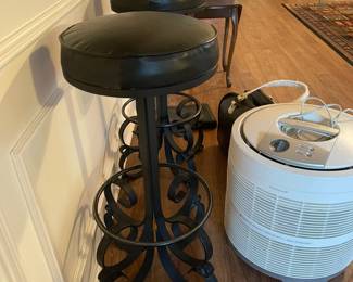 Set of four barstools.