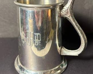 Silver beer mug