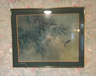 Hummingbird wall art