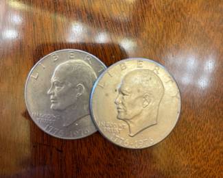 Eisenhower one dollar collectable coins ( Ike collectable coins )