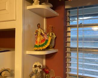 Numerous festive figurines