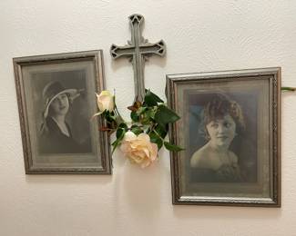 Vintage photos in 13 x 15 frames