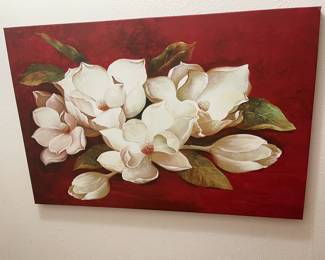 Magnolia oil on canvas