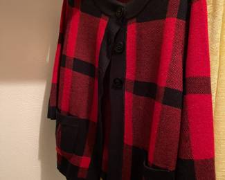 Women's buffalo plaid jacket