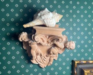 Cherub wall sconce 