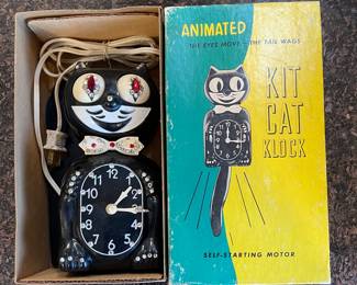 Circa 1950’s Kit Cat clock
