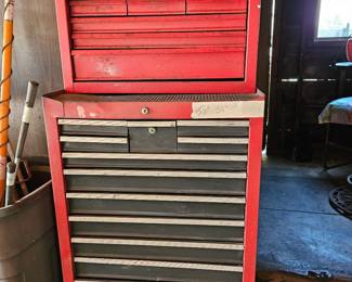 2 rolling Craftsman tool cabinets/ priced separately