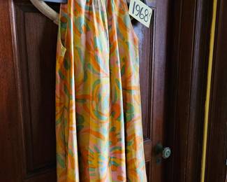 1968 Original Retro- MOD halter Dress