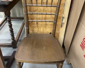 We have 60 of these party chairs they have pads and we have 6 60”
Round tables! 