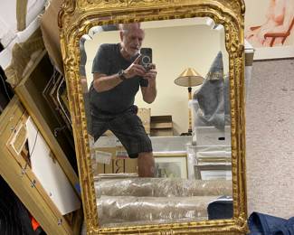 Louis Phillippe style French Gilded Mirror 19th Centurygorgeous French mirrorv