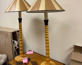 Lamps from the Bill Blass estate