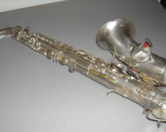 Dandy old York saxophone.  Needs a little TLC