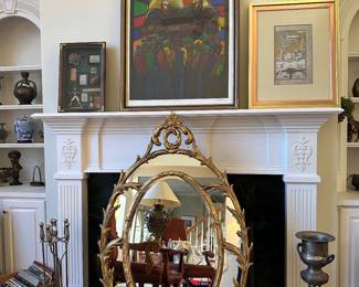 Friedman Bros Notre Dame oval mirror 