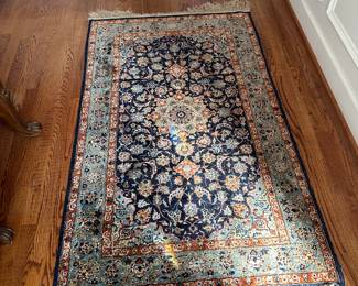 Persian Qom silk rug